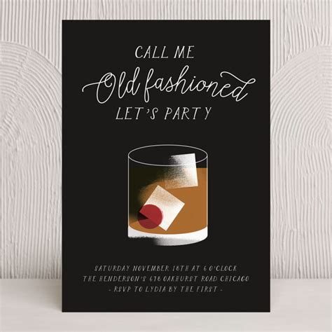 Old Fashioned Holiday Party Invitations by Baumbirdy | Minted