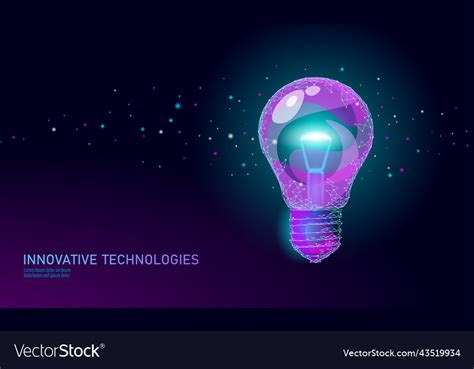 Light bulb idea business concept creative active Vector Image