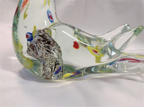 Large Glass Bird, Murano Like, Vintage, Studio Made, Hand Blown, Glass Art, Multiple Colors ...