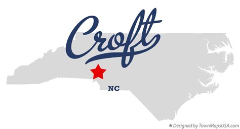 Map of Croft, NC, North Carolina