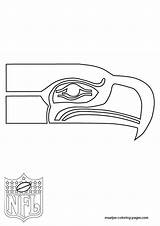 Seattle Seahawk Logo Coloring Pages sketch template