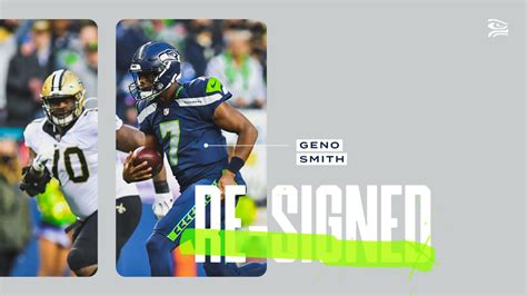 Seahawks Re-Sign QB Geno Smith, Eight Restricted & Exclusive Rights ...