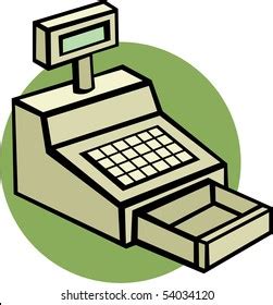 Cash Register Machine Stock Illustration 54034120 | Shutterstock