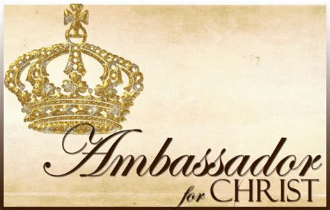 Ambassadors for Christ! – 4TheChristianMan