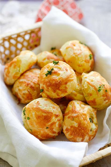 Cheese Puffs (Gougeres) | Easy Delicious Recipes