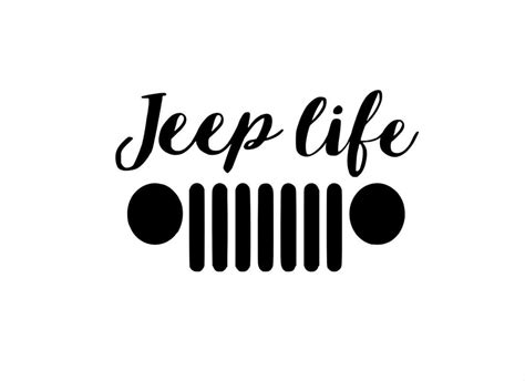 Jeep Decal Jeep Life Vinyl Decal Decal for Car Window | Etsy