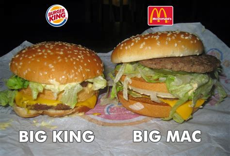 Oh So Fat! (Foodie Reviews): Burger King vs. McDonald's - Big King vs Big Mac - In-depth Burger ...