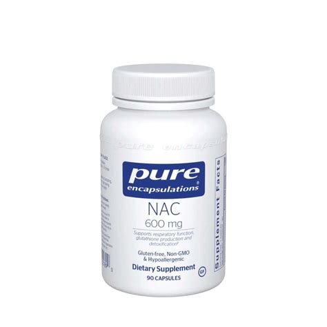 NAC 600 mg | Pure Encapsulations | Powerful Antioxidant Support!