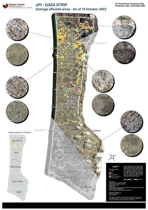 The damage of the Gaza Strip - as of 19 October 2023 [7015 × 9933] : r ...