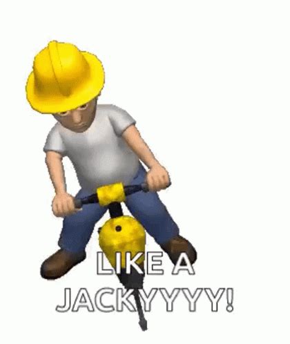 Jackhammer Construction Worker GIF - Jackhammer Construction Worker ...