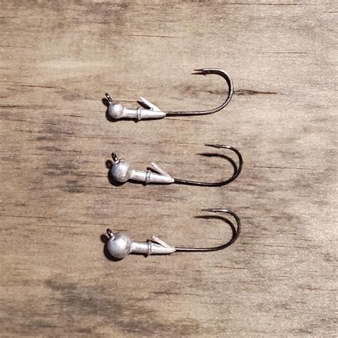 3/0 Ball Head Jigs — driftwood custom baits.