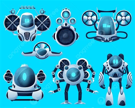 Cartoon Robot Vector Design Images, Underwater Robots Robot Cartoon Submarine, Vehicles ...