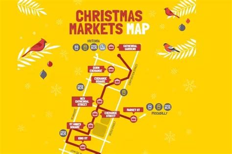 Manchester Christmas Markets Map - Map Of Staten