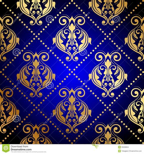 Navy Blue And Gold Wallpaper Bq