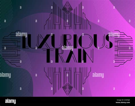 Train 1920s Stock Vector Images - Alamy