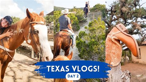 TEXAS VLOGS🤠 Day 2 - Dixie Dude Ranch, Horse Riding Trails, Bandera ...