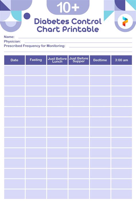 Diabetes Control Chart - 10 Free PDF Printables | Printablee