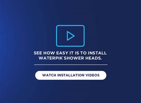 How to Install a Waterpik™ Shower Head