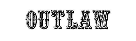 8 Outlaw Western Font Images - Old Western Style Fonts, Outlaw Western ...