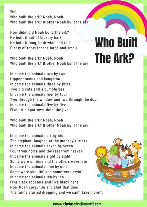 Noah's Ark Activity Worksheets