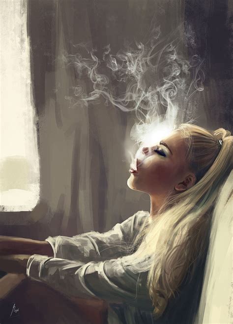 ArtStation - Explore | Girl smoking art, Pop art girl, Art girl