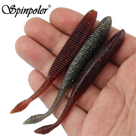 10pcs Salt Saltwater Soft Lure Silicone Swimbaits Fishing Bait 10cm 4g Isca Artificial Soft ...