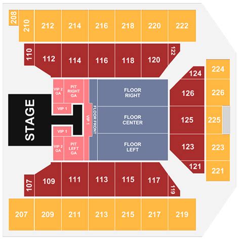 Wicomico Civic Center Seating Chart