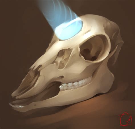 unicorn skull by GaudiBuendia on DeviantArt