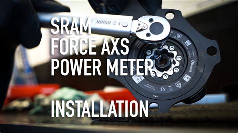 SRAM Force AXS power meter installation (RIDE Media workshop sessions ...