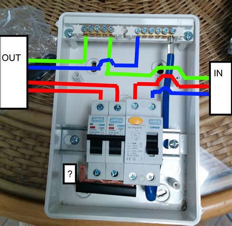 Wiring a Garage consumer unit. | Electrical wiring, Home electrical ...