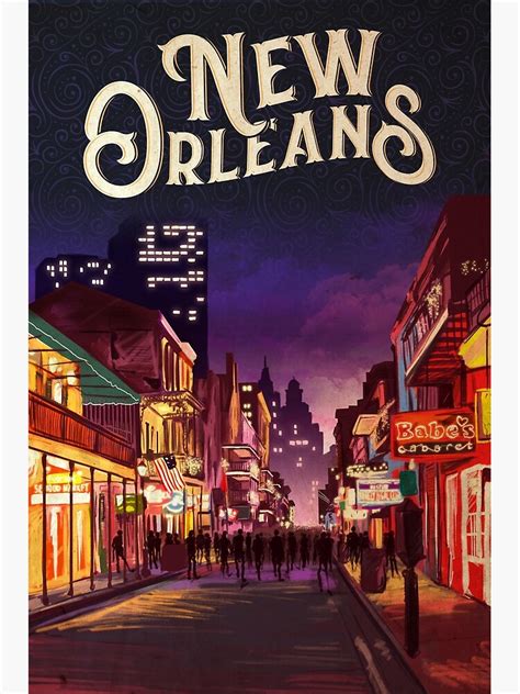 "New Orleans Travel Art" Poster for Sale by lynxcollection | Redbubble