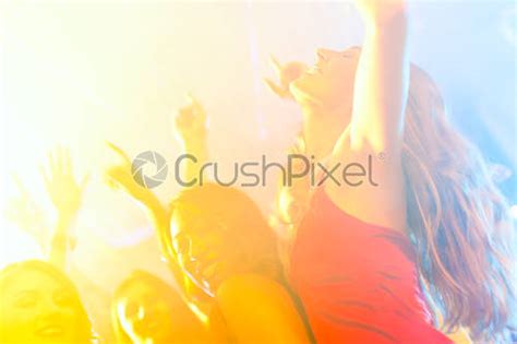 Party people dancing in disco or club - stock photo 531583 | Crushpixel