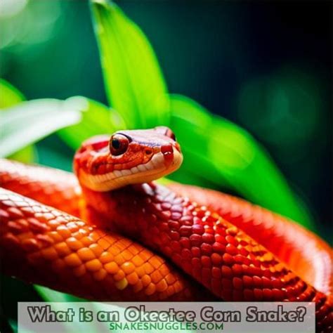 Okeetee Corn Snakes: Care, Breeding & Lifespan Tips