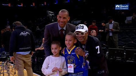 Reggie Miller's son wears Steph Curry's jersey before Warriors-Knicks game - NBC Sports Bay Area