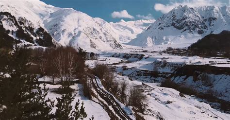 Snow Covered Mountain Village Free Stock Video Footage, Royalty-Free 4K ...