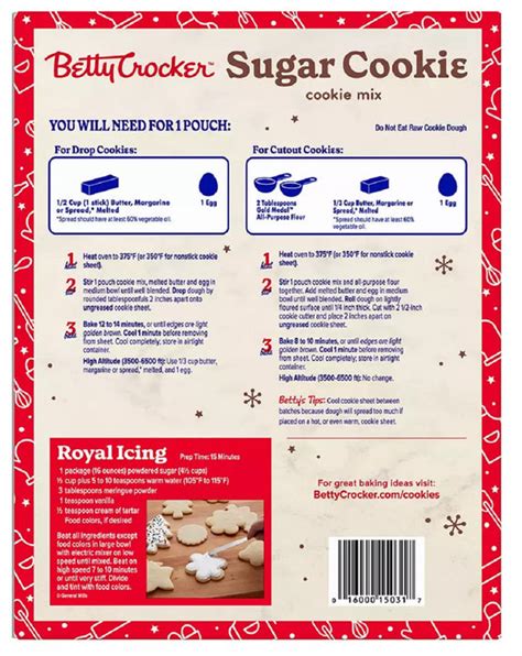 Betty Crocker Sugar Cookie Mix , 5 x 17.5 oz — Goisco.com