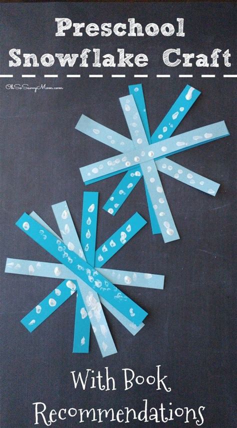 Snowflake Crafts & Activities - Happy Toddler Playtime | Winter crafts preschool, Winter ...