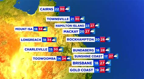 #9news weather forecast for queensland on sunday, april 17. - scoopnest.com