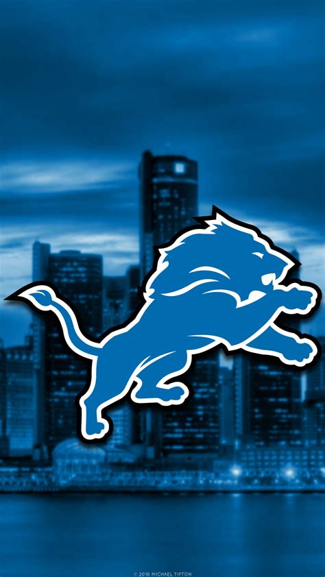 Blue lion logo, Detroit Lions, American football, NFL HD wallpaper ...