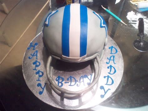 Dallas Cowboys Helmet Cake - CakeCentral.com