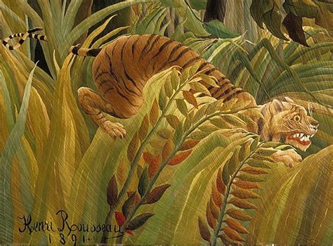 Tiger in a Tropical Storm by Henri Rousseau - Top 8 Facts