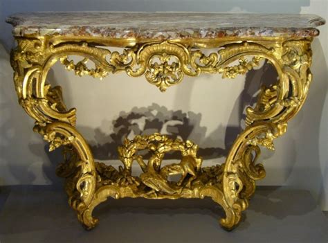 Large Louis XV giltwood console Table - Ref.56910