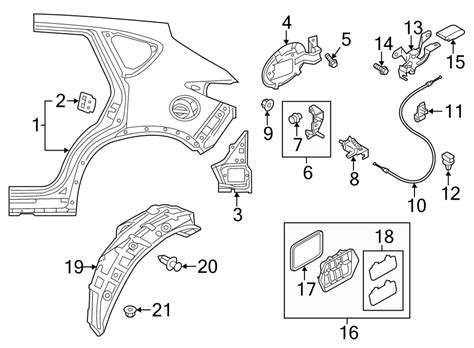 Mazda CX-5 Panel right (r), fender - rear. Quarter panel - KDY370410C ...