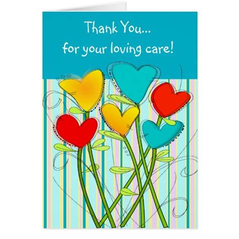 Caregiver Thank You Card II | Zazzle