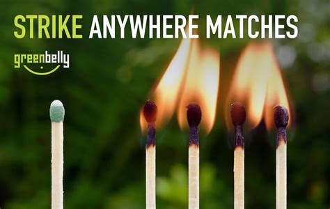 Strike Anywhere Matches – Greenbelly Meals