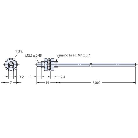 E32-TC200 1M - Fiber sensors (OMRON) - Power Motion - Online Store