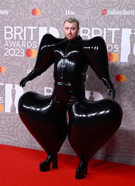 Sam Smith Wore a Wildly Inflatable Suit to the BRIT Awards