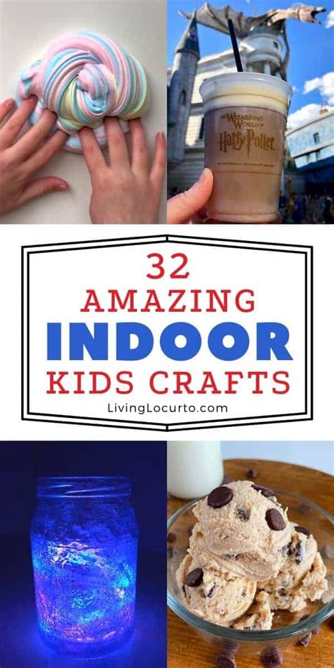 32 Indoor Crafts for Kids - Fun Activities When Bored