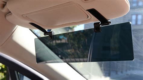 Sun Protection Motors Car Sun Visor Extender Anti Glare Blocker HD Day Night Driving Visor Glare ...