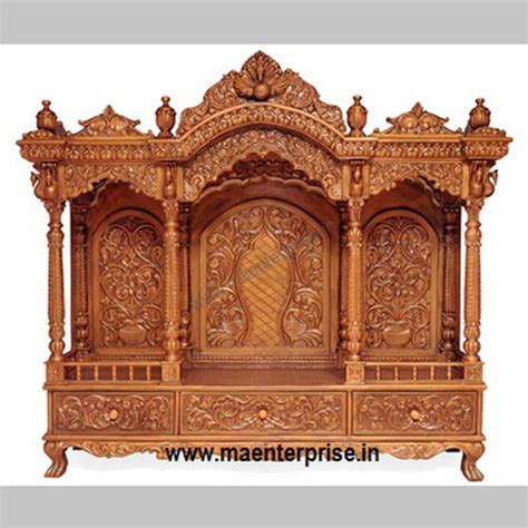 Best Wooden Carved Temple for home | Wooden temple for home, Pooja mandir, Temple design for home